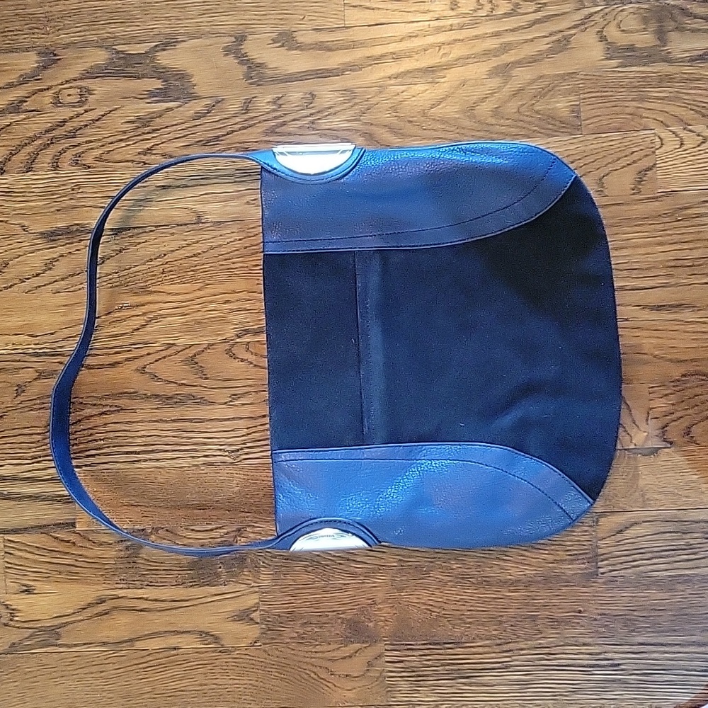 B. Makowsky Leather And Suede Bag - Picture 4 of 16